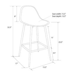 Copley Plastic Counter Height Barstool - Threshold™ -Threshold Living Room Sales Store GUEST 5d8c879d 7c9b 442c 977d 3952f7f2ed46