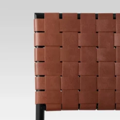 Wellfleet Woven Faux Leather Metal Base Counter Height Barstool - Threshold™ -Threshold Living Room Sales Store GUEST 600d4296 a27d 474b 916f d7e59a94ae23