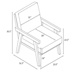 Grantsville Wood Frame Accent Chair With Grid Back - Threshold™ Designed With Studio McGee 11 Grantsville Wood Frame Accent Chair With Grid Back - Threshold™ Designed With Studio McGee -Threshold Living Room Sales Store GUEST 63af688c c6d7 4926 8635 a7774e315ee8