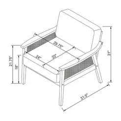 Westbury Cane Lounge Armchair Beige - Threshold™ -Threshold Living Room Sales Store GUEST 670f5171 f111 45d4 9304 c584b692719e