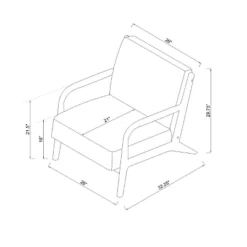 Esters Wood Armchair - Threshold™ -Threshold Living Room Sales Store GUEST 671b808a 0f51 4b1b 8bb1 34be7d271a3c