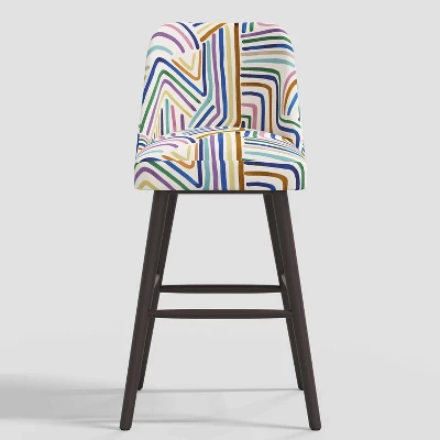 Geller Modern Counter Height Barstool In Patterns - Threshold™ 10 Geller Modern Counter Height Barstool In Patterns - Threshold™ - Image 10