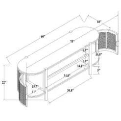 Portola Hills Caned Door TV Stand For TVs Up To 60" - Threshold™ Designed With Studio McGee -Threshold Living Room Sales Store GUEST 6a70e9c2 1448 487f a332 1f397d50b5ae