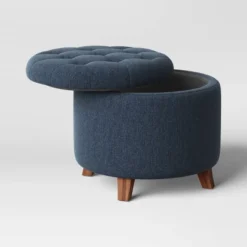 Tufted Round Storage Ottoman - Threshold™ -Threshold Living Room Sales Store GUEST 6af4d5ac 1729 492b 9ab7 ed7a4a926334