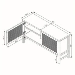 Palmdale Woven Door Console - Threshold™ Designed With Studio McGee -Threshold Living Room Sales Store GUEST 6d225f38 58c8 4d6f a350 e4de6fff4cf2