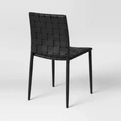 Wellfleet Woven Leather Metal Base Dining Chair - Threshold™ 10 Wellfleet Woven Leather Metal Base Dining Chair - Threshold™ -Threshold Living Room Sales Store GUEST 6d59ee03 4e98 40d3 8283 9f9d59e1aec5