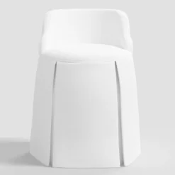 Quin Vanity Chair Twill White - Threshold™
