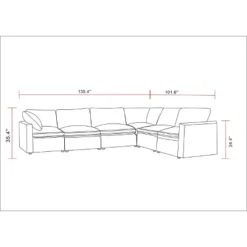 6pc Allandale Modular Sectional Sofa Set - Project 62™ -Threshold Living Room Sales Store GUEST 726a1934 b02b 4ad9 a72b c86219cb5c9d