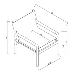 Northlake Dowel Frame Sling Accent Chair Canvas Cream - Threshold™ -Threshold Living Room Sales Store GUEST 74386f49 f81b 4a92 b10f e5eed4c854de