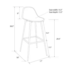 Copley Barstool - White - Threshold™ -Threshold Living Room Sales Store GUEST 7a5e93c4 4c26 4003 a418 4404a8f4ccd8