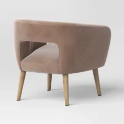 Barrel Open Back Accent Chair Velvet Camel - Threshold™ -Threshold Living Room Sales Store GUEST 7cda3f6e f279 4070 a7ef 92b757c1d401