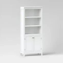 72" Carson 5 Shelf Bookcase With Doors - Threshold™ -Threshold Living Room Sales Store GUEST 7d13a320 a881 4623 87ab 176b8890729a