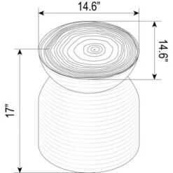 Grantsville Drum Accent Table Black - Threshold™ Designed With Studio McGee -Threshold Living Room Sales Store GUEST 82f4aac6 8d31 4914 8f5f 47d6585c349c