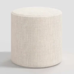 Round Thalia Ottoman Linen - Skyline Furniture -Threshold Living Room Sales Store GUEST 849e73d8 5f9e 439a 8e1d 4e2f351a41be