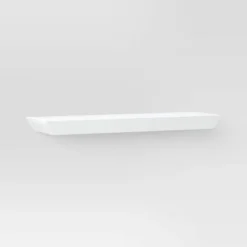 Wedge Shelf With Rod Bracket White - Threshold™ -Threshold Living Room Sales Store GUEST 8614ec0e bacc 4228 9a29 d978d929ce2a