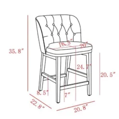 Winfall Tufted Barrel Counter Height Barstool Linen - Threshold™ -Threshold Living Room Sales Store GUEST 862591f2 c5d6 4cbd b107 373f25260e5a