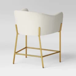 Gladden Barrel Counter Height Stool Cream Boucle/Brass - Opalhouse™ Designed With Jungalow™ -Threshold Living Room Sales Store GUEST 8908b10e 6619 4cc9 8d47 52bf3116fe16
