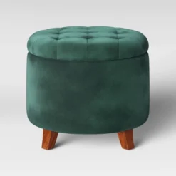 Tufted Round Storage Ottoman - Threshold™ -Threshold Living Room Sales Store GUEST 8b462eb1 b29f 4321 ac3f 6b969ee2a18b