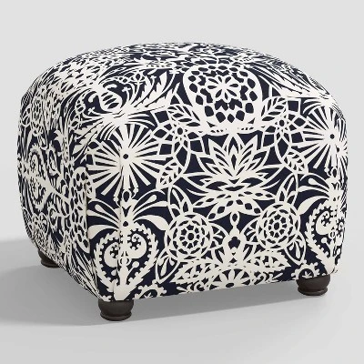 Poppy Ottoman In Damask - Skyline Furniture 8 Poppy Ottoman In Damask - Skyline Furniture - Image 8