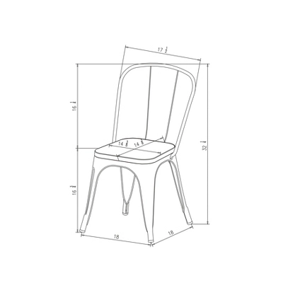 Carlisle High Back Dining Chair - Threshold 5 Carlisle High Back Dining Chair - Threshold - Image 5