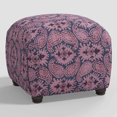 Poppy Ottoman In Damask - Skyline Furniture 9 Poppy Ottoman In Damask - Skyline Furniture - Image 9