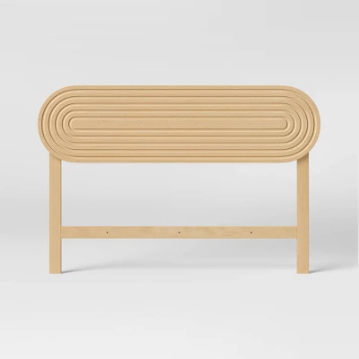 Queen/Full Arched Headboard Natural - Threshold™ 2 Queen/Full Arched Headboard Natural - Threshold™ - Image 2