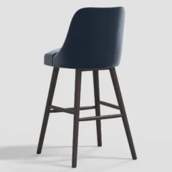 Geller Modern Counter Height Barstool In Shiny Velvet - Threshold™ -Threshold Living Room Sales Store GUEST 9b21c4e5 f8ef 4eab 8057 2aa3dd932f0f