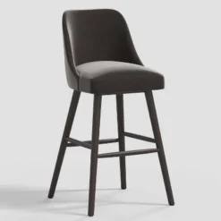 Geller Modern Counter Height Barstool In Shiny Velvet - Threshold™ -Threshold Living Room Sales Store GUEST 9ceee4f4 3532 47ea 9a6e de37379001d8