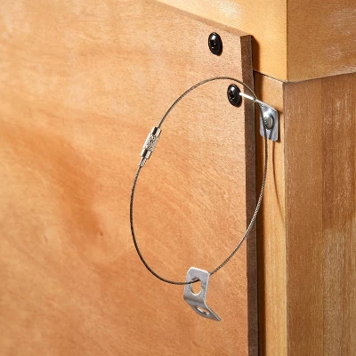 Bountiful Wood And Glass Tall Cabinet - Threshold™ Designed With Studio McGee 4 Bountiful Wood And Glass Tall Cabinet - Threshold™ Designed With Studio McGee - Image 4