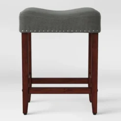 24" Rumford Saddle Counter Height Barstool With Wood Leg - Threshold™ -Threshold Living Room Sales Store GUEST 9f8adbb6 7554 4f1d bfb7 6199628c5a8d