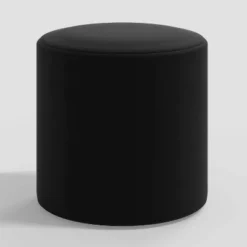 Round Thalia Ottoman In Velvet - Skyline Furniture -Threshold Living Room Sales Store GUEST a21e79c3 a53d 4fa4 9786 ee661912914f