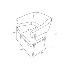 Rosemead Metal Frame And Rounded Back Faux Sherling Accent Chair Cream - Threshold™ Designed With Studio McGee -Threshold Living Room Sales Store GUEST a38c3411 f2c1 48f5 a6be 9a4cd093d081