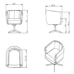 Morpho Swivel Armchair - Threshold™ 16 Morpho Swivel Armchair - Threshold™ -Threshold Living Room Sales Store GUEST a3b3d07e 0d72 4668 abc8 9eef5cda41b8