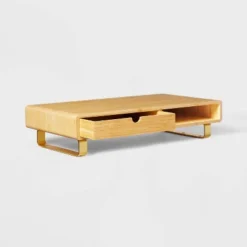 Monitor Riser With USB And Wireless Charging Brown - Threshold™ -Threshold Living Room Sales Store GUEST aab00da1 6bb3 4079 920f 355fec806509