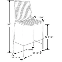 Set Of 2 Sodra Rounded Seat Wire Counter Height Barstool Black - Threshold™ 9 Set Of 2 Sodra Rounded Seat Wire Counter Height Barstool Black - Threshold™ -Threshold Living Room Sales Store GUEST aba0b7b0 e031 40e5 a117 6b6b5d67048f