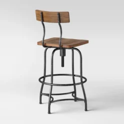 Woodsboro Adjustable Barstool Brown - Threshold™ -Threshold Living Room Sales Store GUEST abdb0bde 7acc 43ee 8f86 d27ad9675953