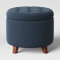 Tufted Round Storage Ottoman - Threshold™ -Threshold Living Room Sales Store GUEST ac3ff38e 3c31 442a 8cdd 27eb008a7b3d
