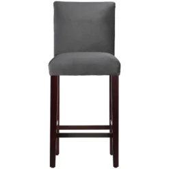 30" Velvet Parsons Barstool Wood - Threshold™ -Threshold Living Room Sales Store GUEST ae968ddc 385e 42db a7a9 708cb697a15f