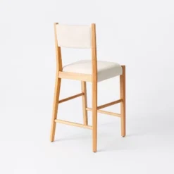 2pk Yalecrest Upholstered Seat And Back With Wood Frame Counter Height Barstools Cream/Natural - Threshold™ Designed With Studio McGee 8 2pk Yalecrest Upholstered Seat And Back With Wood Frame Counter Height Barstools Cream/Natural - Threshold™ Designed With Studio McGee -Threshold Living Room Sales Store GUEST b0d26e7a 0445 46ba 94e6 8e3a6b4d65da