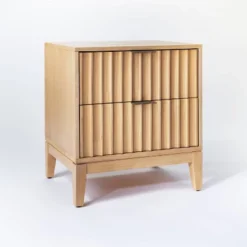 Thousand Oaks Wood Scalloped End Table With Drawers - Threshold™ Designed With Studio McGee -Threshold Living Room Sales Store GUEST b1016a0e 6edf 4061 a9c6 028465971ed1