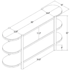 32" Portola Hills 3 Shelf Horizontal Bookcase - Threshold™ Designed With Studio McGee -Threshold Living Room Sales Store GUEST b29322d3 efb6 44c0 a459 930a88eaa026