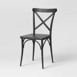 Set Of 2 Malden French Bistro Dining Chair Black - Threshold™ -Threshold Living Room Sales Store GUEST b98d5729 0c98 484d 974b 0fef9dc964cb