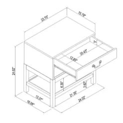 Elmira Nightstand Brown - Threshold™ Designed With Studio McGee -Threshold Living Room Sales Store GUEST ba23a28f 8b95 42ea acce 9cc3df7af05f