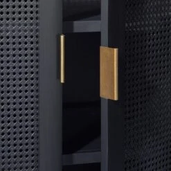 66" East Bluff Woven Cabinet Black - Threshold™ Designed With Studio McGee 9 66" East Bluff Woven Cabinet Black - Threshold™ Designed With Studio McGee -Threshold Living Room Sales Store GUEST c257520a eec7 407a b715 3ee6acc782cd