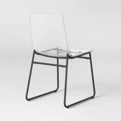 2pk Laurel Acrylic Dining Chairs With Metal Legs - Threshold™ -Threshold Living Room Sales Store GUEST c2f7c81f 5a0a 40d7 8bb3 aa599f7fad3b