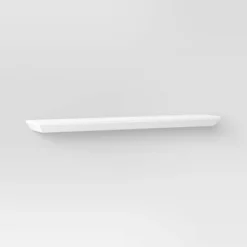 Wedge Shelf With Rod Bracket White - Threshold™ -Threshold Living Room Sales Store GUEST c4d19b23 f651 4d9b 882e daf6092e6452