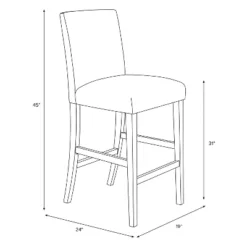 30" Velvet Parsons Barstool Wood - Threshold™ -Threshold Living Room Sales Store GUEST c6aa1d9c d7f1 458a b669 510f31ded384