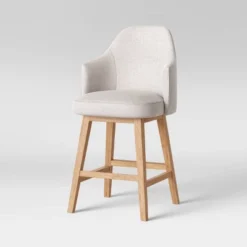 Kinston Swivel Curved Back Upholstered Counter Height Barstool - Threshold™ -Threshold Living Room Sales Store GUEST c82621b6 96ab 44e5 b687 5f1002216c8e