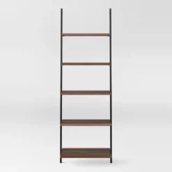 72" Loring 5 Shelf Leaning Bookshelf - Threshold™ -Threshold Living Room Sales Store GUEST ca4a252c 9447 4c0f 8281 32c20ac3b8d2