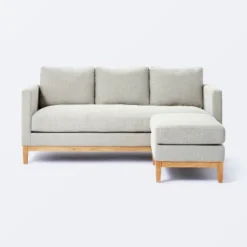 Woodland Hills Wood Base Sofa Light Gray - Threshold™ Designed With Studio McGee 17 Woodland Hills Wood Base Sofa Light Gray - Threshold™ Designed With Studio McGee -Threshold Living Room Sales Store GUEST ccca059c 0892 4548 9413 b055d1449dad